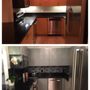 Custom Cabinet Refacing - Kitchen Cabinets Before/After - Cabinetry Near Me - Half Moon Bay, California