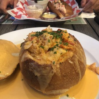 Jacks Surf & Turf- Seafood & Steak - Lobster Bomb (and Maine lobster roll in back) - Seafood Near Me - Millburn, New Jersey Jacks Surf & Turf- Seafood & Steak - Lobster Bomb (and Maine lobster roll in back) - Seafood Near Me - Millburn, New Jersey
