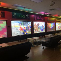 Game Time - Nintendo Switches on our 120" projector screens.