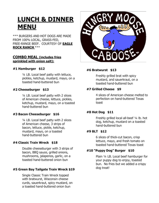 Menu photo 3 Jefferson Depot Jefferson, CO Menu photo 3 Jefferson Depot Jefferson, CO