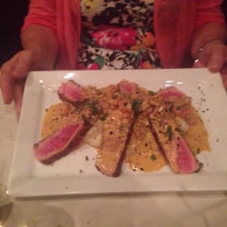 Petroleum Club of Morgan City - Beautiful, decadent seared ahi tuna entree