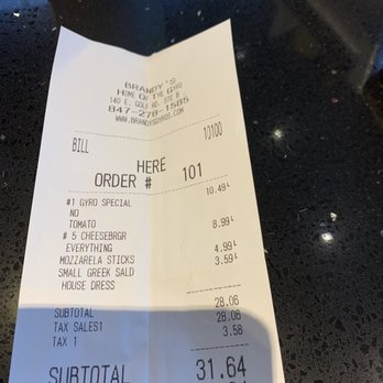 Brandy's Gyros - Greek Near Me - Schaumburg, Illinois