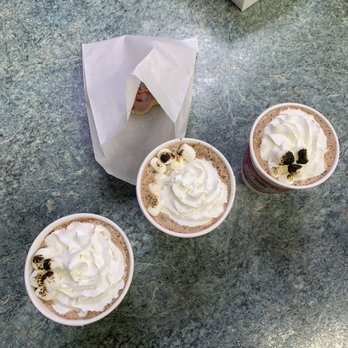 Friendly Donuts - hot chocolate - Donuts Near Me - Orange, California