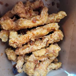 Boneless tenders in soy garlic Boneless tenders in soy garlic