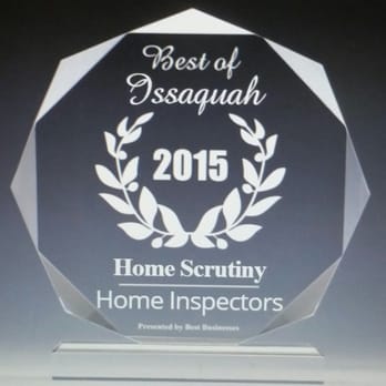 Home Scrutiny - 2015 Best Business Award - Home Inspectors Near Me - Issaquah, Washington Home Scrutiny - 2015 Best Business Award - Home Inspectors Near Me - Issaquah, Washington