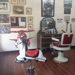 American Barbershop - Take a stroll down memory lane, get your haircut in an old-fashioned American Barbershop.