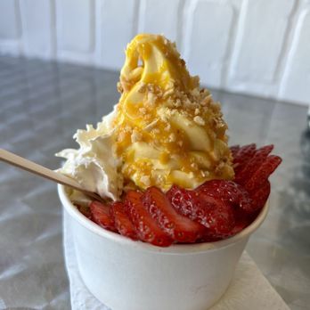 Niu Soft Serve - I Really Liliko'i You with mango base - Desserts Near Me - Honolulu, Hawaii Niu Soft Serve - I Really Liliko'i You with mango base - Desserts Near Me - Honolulu, Hawaii