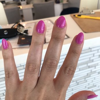 Nails Makeover - NexGen mani with almond shape (working to grow my nails out) - Nail Salons Near Me - The Colony, Texas