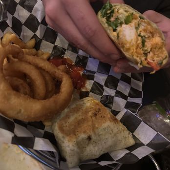Salty's on Second - Buffalo Chicken Wrap. - Bars Near Me - Fairbanks, Alaska