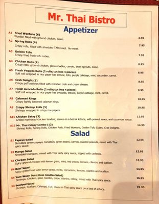 Menu photo 6 Mr Thai Bistro Gilbert, AZ Menu photo 6 Mr Thai Bistro Gilbert, AZ