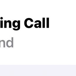 The phone call when they called me and then hung up The phone call when they called me and then hung up