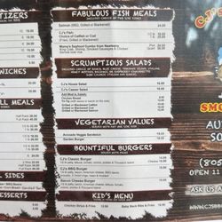 CJ's BBQ - Menu