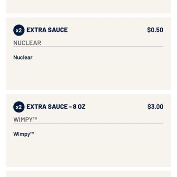 Zaxbys - Sauce cups you get that you pay for. Not even a spoonful - Fast Food Near Me - Florence, Alabama
