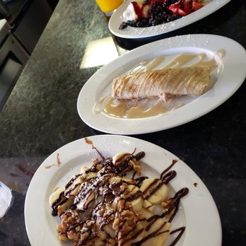 Sunnyside Breakfast Lounge - 3 choices of their crepes...Yummy!! - Breakfast & Brunch Near Me - Mesa, Arizona Sunnyside Breakfast Lounge - 3 choices of their crepes...Yummy!! - Breakfast & Brunch Near Me - Mesa, Arizona