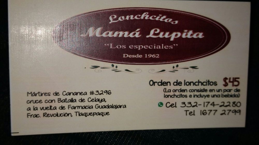 Lonchecitos Mamá Lupita