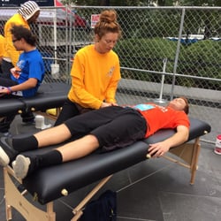 Rapha Massage - Volunteering at the Tunnels to Towers run, benefitting NYC's first responders.