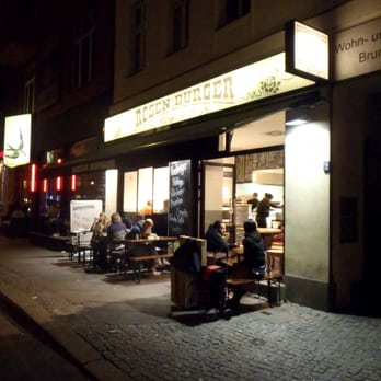 Rosenburger - Rosenburger at night. Very busy! - Burgers Near Me - Berlin, BE Rosenburger - Rosenburger at night. Very busy! - Burgers Near Me - Berlin, BE