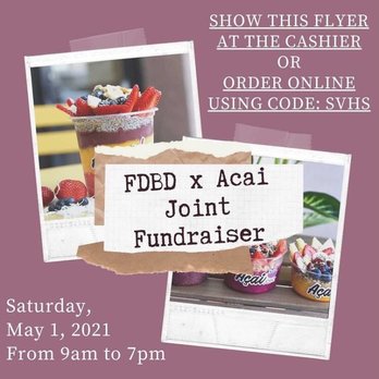 Acai Joint - Baldwin Park - Please support the fundraiser this Saturday ^-^ (If you don't have the flyer, you can simply mention that you're there for the fundraiser) - Acai Bowls Near Me - Baldwin Park, California