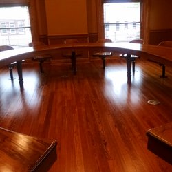 Coweta County - The Grand jury room. I'm sure that I can eat from this floor!