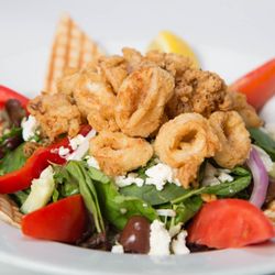 George's Greek Grill - Calamari salad