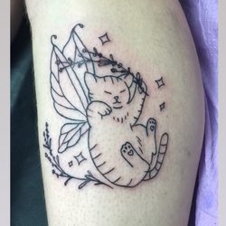 Bellevue Tattoo - Cute kitty by Star