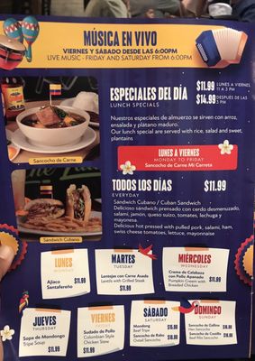 Menu photo 3 Mi Carreta Restaurant And Bakery Lutz, FL Menu photo 3 Mi Carreta Restaurant And Bakery Lutz, FL