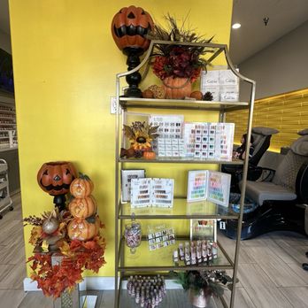 Glowzy Nail Bar - Gel selection shelf! Just ask your Tech for additional options if needed! - Nail Salons Near Me - Chino Hills, California
