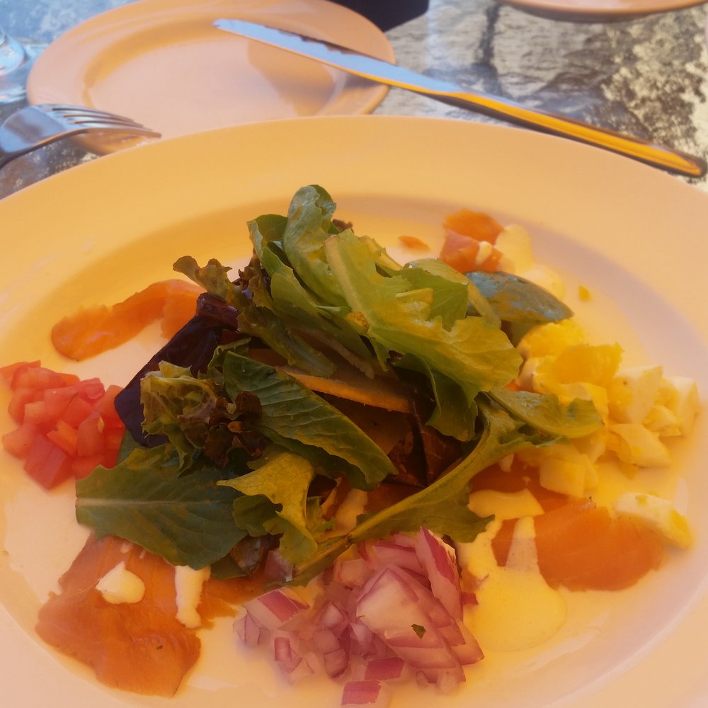 Bistro On the Green - The salmon special - New American Near Me - Mackinac Island, Michigan