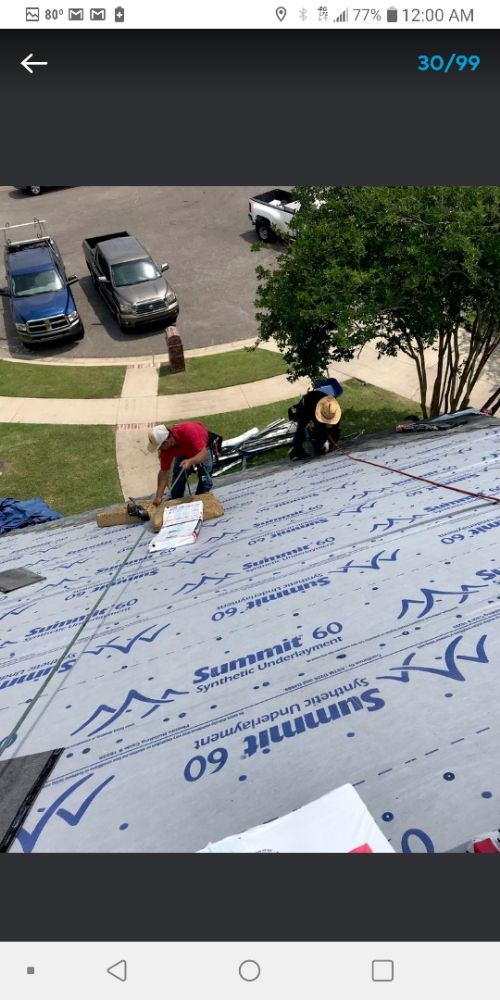 Slide of Cajun Roofing