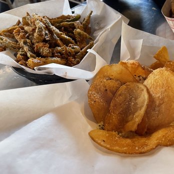 Hondo's - Jalapeño matchsticks and Parmesan chips - Bars Near Me - Fredericksburg, Texas Hondo's - Jalapeño matchsticks and Parmesan chips - Bars Near Me - Fredericksburg, Texas