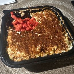 Chipotle esquite with half Cotija and half Parmesan cheese, side of hot Cheetos. SO good!