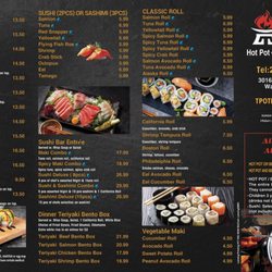 T Pot - Our Menu