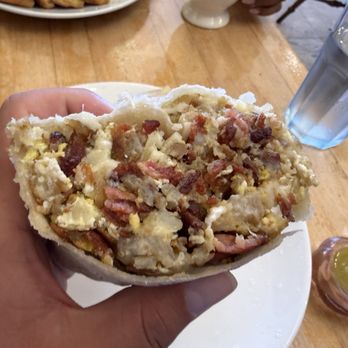 Mother’s Kitchen - Amazing breakfast burrito with bacon - Mexican Near Me - Signal Hill, California
