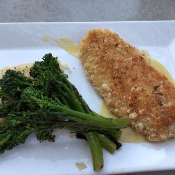 Tommy Bahama - Macadamia snapper with almond rice and brocollini - Seafood Near Me - Plano, Texas