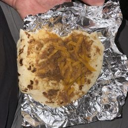 Rat specimen sized portions. Hardly any refried beans on these four tacos. This place has really gone downhill lately. Rat specimen sized portions. Hardly any refried beans on these four tacos. This place has really gone downhill lately.