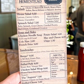 Homestead Kitchen - Menu - Breakfast & Brunch Near Me - Reidsville, North Carolina
