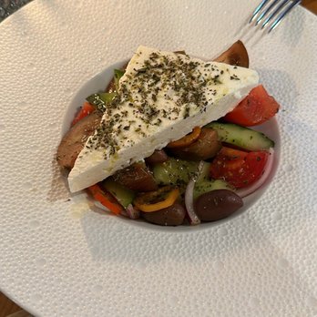 TAVERNA - Greek Salata aka Feta cheese with a side of salad - Greek Near Me - Palo Alto, California