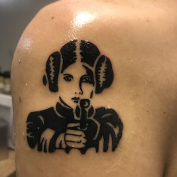 Bell & Iron Tattoo - Princess Leia tattoo - Tattoo Near Me - Oakland, California Bell & Iron Tattoo - Princess Leia tattoo - Tattoo Near Me - Oakland, California
