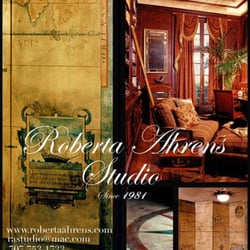 Roberta Ahrens Studio - Custom hand painted Maps for interiors
