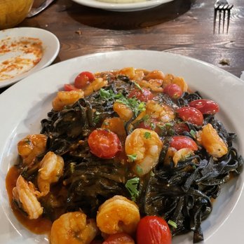 Tuscan Hills - Black linguine with shrimp - Italian Near Me - Forest Hills, New York