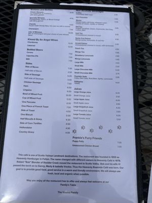 Menu photo 2 Heavenly Roadside Cafe Scotts Valley, CA Menu photo 2 Heavenly Roadside Cafe Scotts Valley, CA