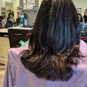 Simple Hair - Layers that make my hair look dense, wavy and bouncy - Hair Salons Near Me - Milpitas, California