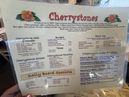 Menu photo 2 Cherrystones Grill & Grotto Gardena, CA