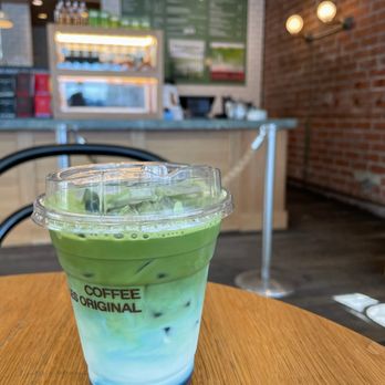 Alfred Coffee - lavender matcha latte - Coffee & Tea Near Me - Beverly Hills, California