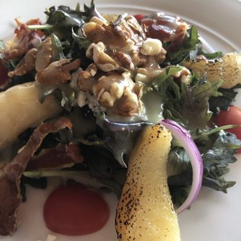Elements 1010 - Kale and pear salad - Vegan Near Me - Williamsburg, Virginia Elements 1010 - Kale and pear salad - Vegan Near Me - Williamsburg, Virginia