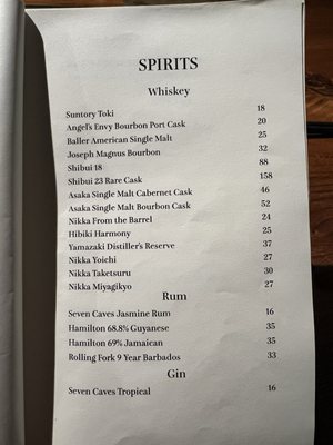 Menu photo 6 Matsu Oceanside, CA