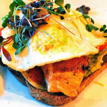 B Matthews Eatery - Salmon Avocado Toast - New American Near Me - Savannah, Georgia