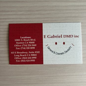 Gabriel Emerenciana DMD - Their Business Card (Front) - General Dentistry Near Me - Long Beach, California Gabriel Emerenciana DMD - Their Business Card (Front) - General Dentistry Near Me - Long Beach, California