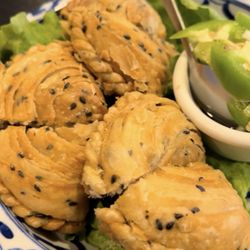 TomYumKung Thai Cafe - A15. Taro Curry Puffs