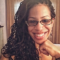 Senegalese twists curled with flexi rods (by me at home)-approximately 1.5 weeks after twists installed at Natural Beauty.